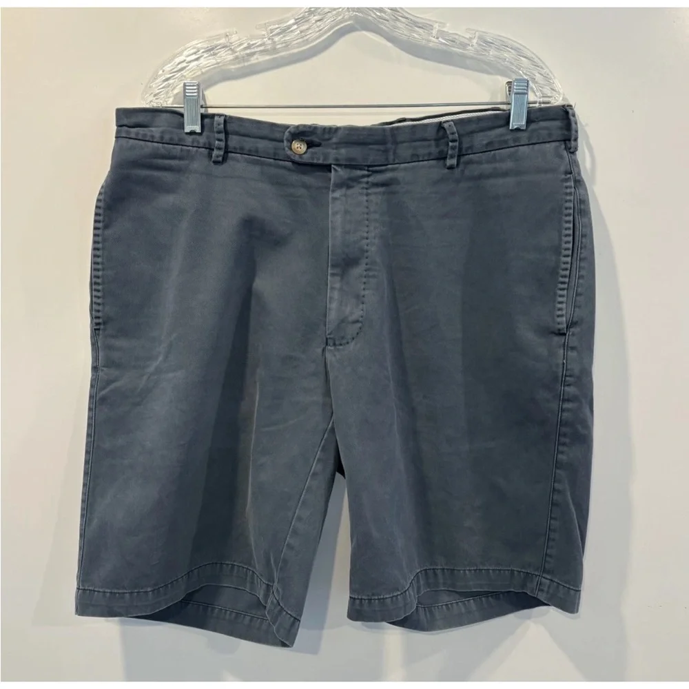 Peter Millar Blue Pima Cotton Chino 9.5” Shorts Men’s Size 36‎
